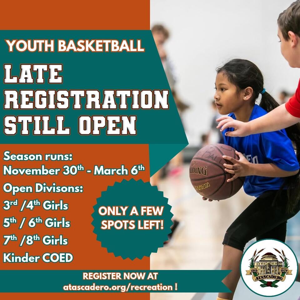 Late youth basketball sign-ups in Atascadero - NewsBreak