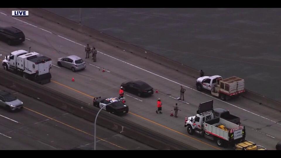 Deadly crash blocks WB lanes on San Mateo Bridge - NewsBreak