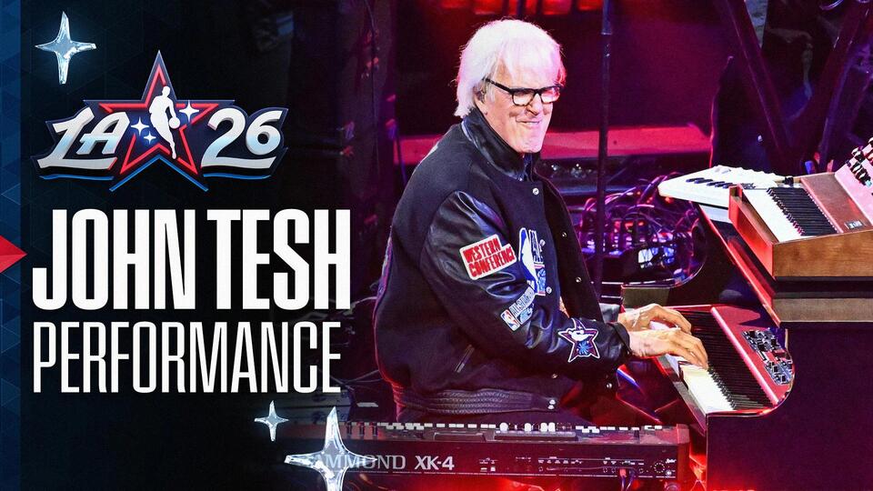 John Tesh performs 'Roundball Rock' before All-Star Game - NewsBreak