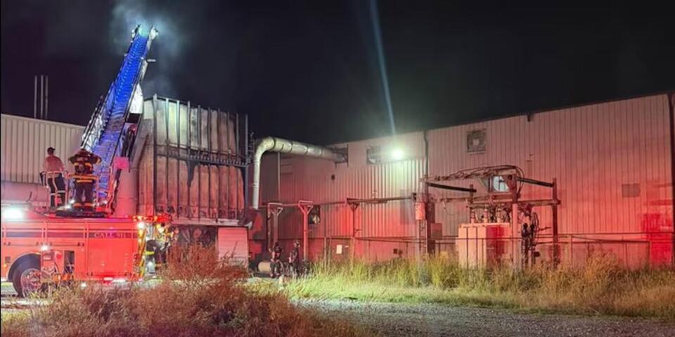Crews battle commercial structure fire along Highway 24 - NewsBreak