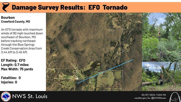 Three tornadoes touched down early Tuesday morning near St. Louis ...