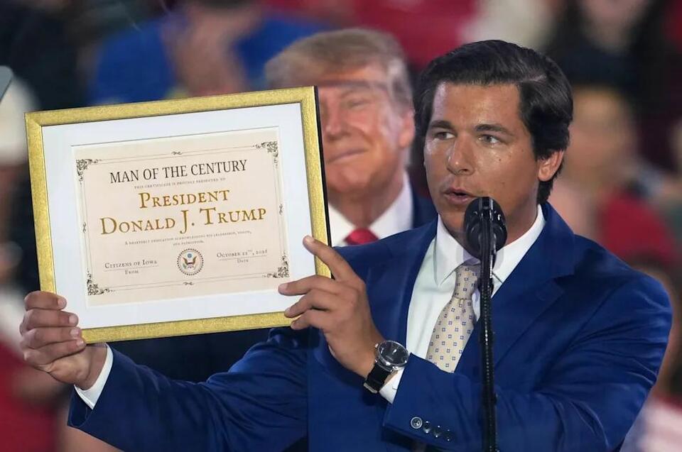 ‘Man of the Century’: Republicans keep presenting Trump with made-up ...