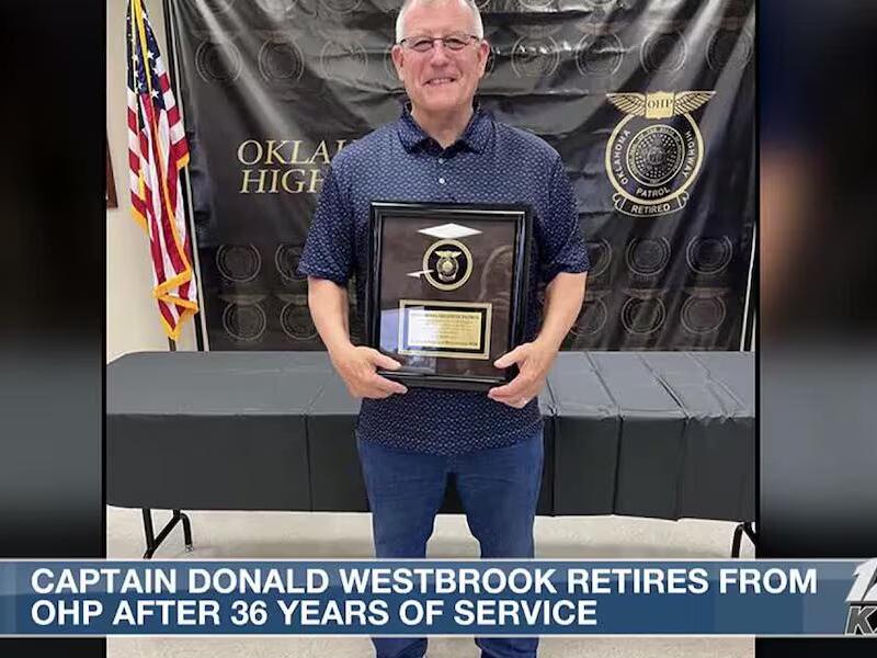 Oklahoma Highway Patrol captain who started in Healdton retires after 36 years