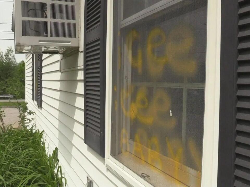 'People are mad' Thorndike post office vandalized with swastika