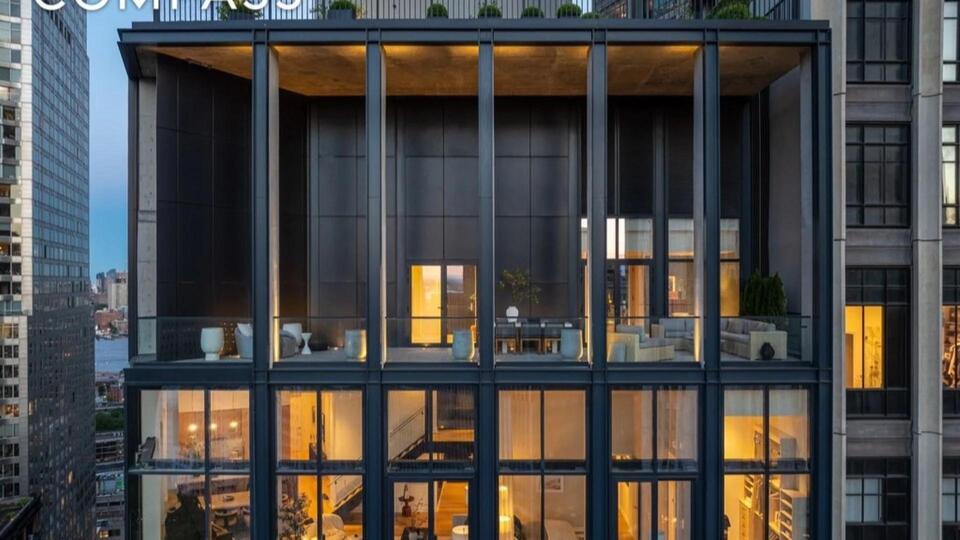 View of Explore this Extraordinary 3,534 Sq. Ft. Manhattan Penthouse, Featuring ...
