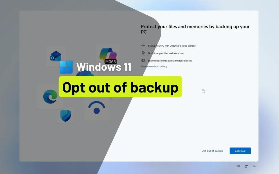 Windows 11 finally lets you permanently opt out of OneDrive backup