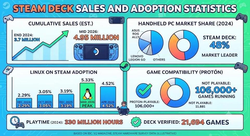 Steam Deck Sales And Adoption Statistics 2026 - NewsBreak