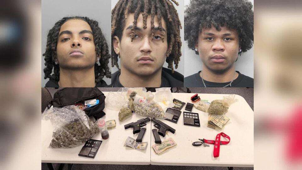 3 arrested after guns, drugs found during traffic stop in Fairfax ...