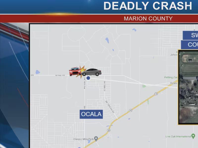 Vehicle crash in Ocala leaves one woman dead