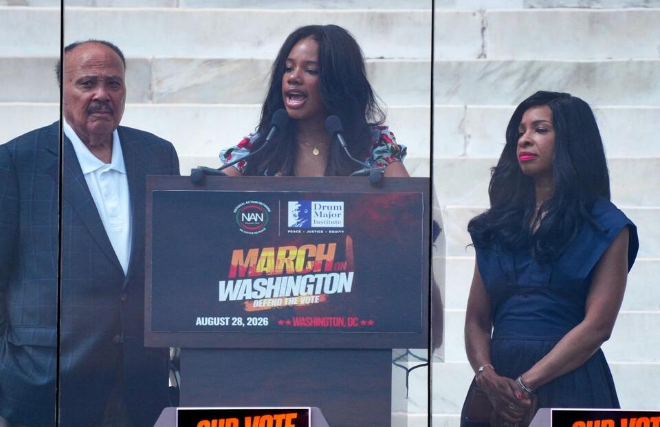 Granddaughter of Martin Luther King calls on her generation to 'restore the dream'