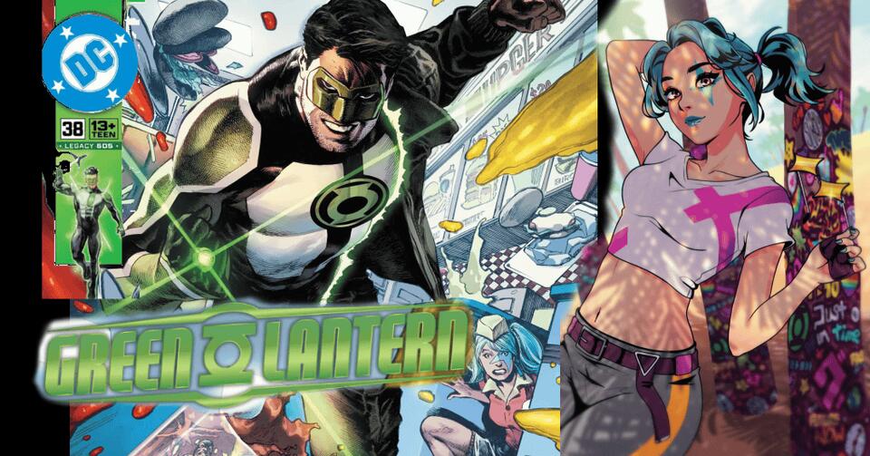 Kyle’s On The Front Line Of A Fast Food War, As Hal Continues His Mysterious Quest in Green Lantern #38