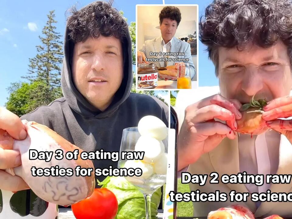 I eat raw bull testicles every day to boost my testosterone — haters
