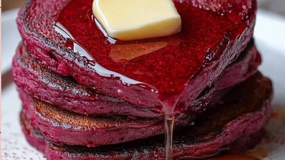Heart Beet Pancakes Bring Bold Color and a Surprisingly Sweet Twist to ...