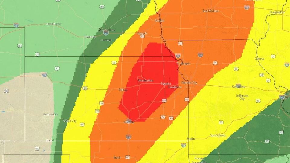 SPC issues Moderate Risk for strong to intense tornadoes and giant hail ...