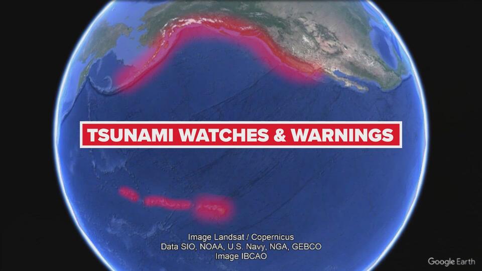 Tsunami warning stockton ca