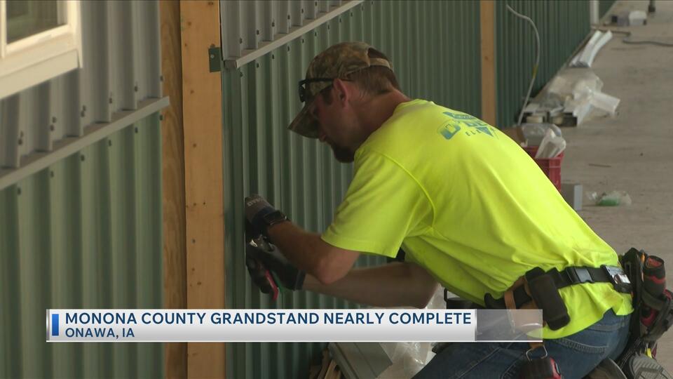 Monona County Fairgrounds nearly rebuilt as fair set to open July 7