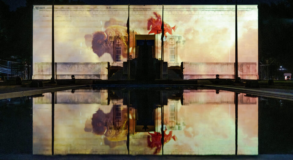 Texas history retold through projection-mapping in new film