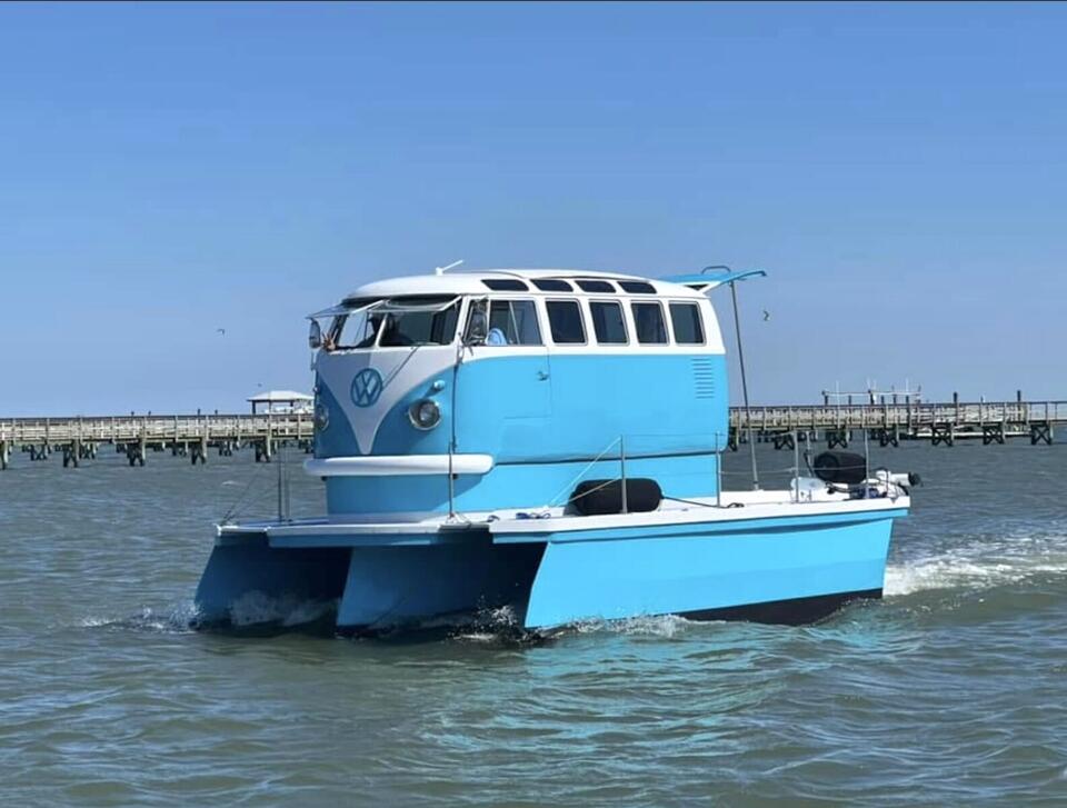 Teddy Turner Jr.’s VW Bus Boat Is Vantastic - NewsBreak