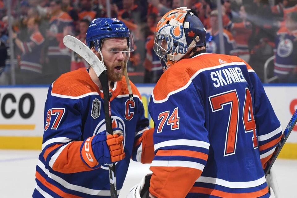 Oilers beat the Panthers 8-1 in Game 4 to avoid being swept in the ...