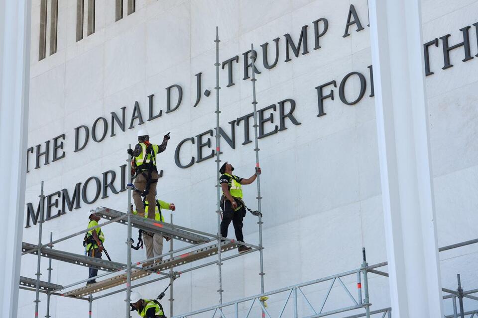 Judge denies request to lift Kennedy Center ruling ordering Trump's name removed