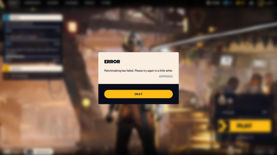 ARC Raiders error ARMR0002 (Matchmaking has failed) explained and how ...