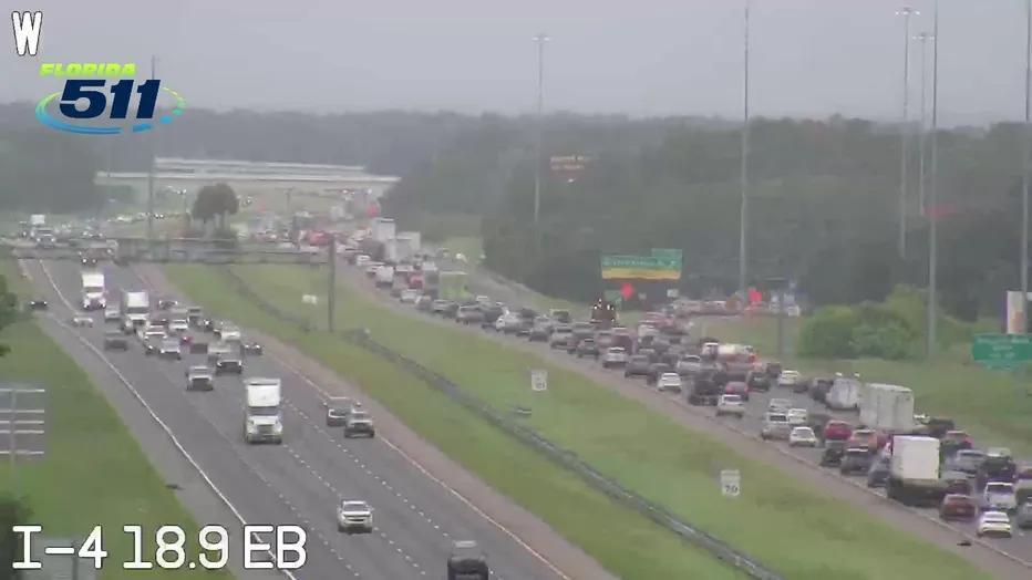 Traffic backed up on I-4 westbound after deadly crash in Plant City ...