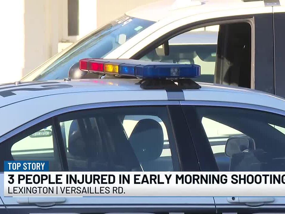 Shooting on Versailles Road leaves three injured