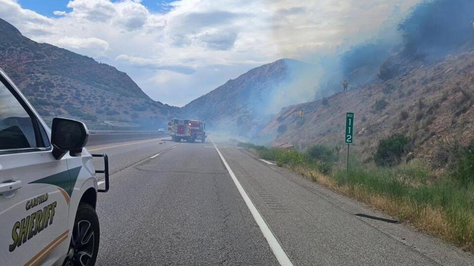 Westbound Interstate 70 partially reopened after wildfire near Glenwood ...