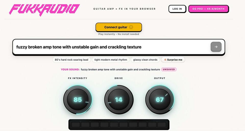 No rig, no problem! This website lets guitarists design amps and ...