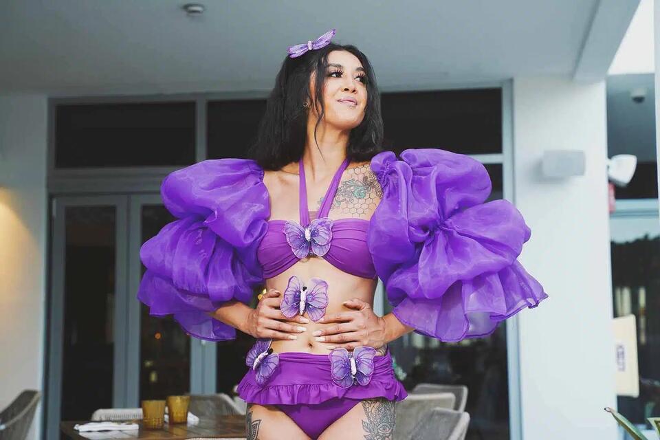 Miss Bikini US: Mollie shows her Miss Bikini Model style