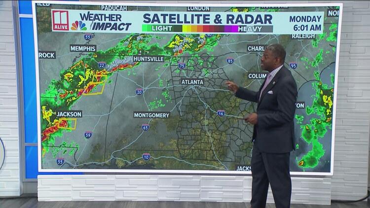 Georgia weather outlook Monday, March 31 | Strong storms expected ...