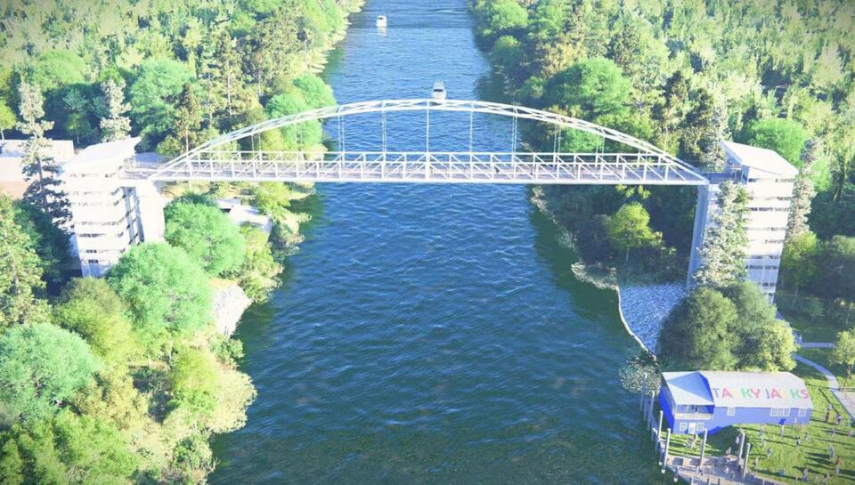 A new Gulf Shores landmark: 75-Foot pedestrian bridge to span waterway ...