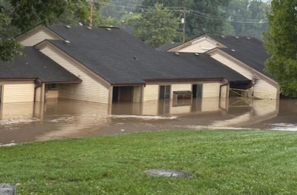 Water rescues underway for residents along flooded Whitewater River