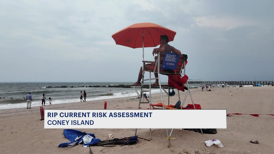 City officials warn beachgoers about 'life-threatening' rip currents during severe storm