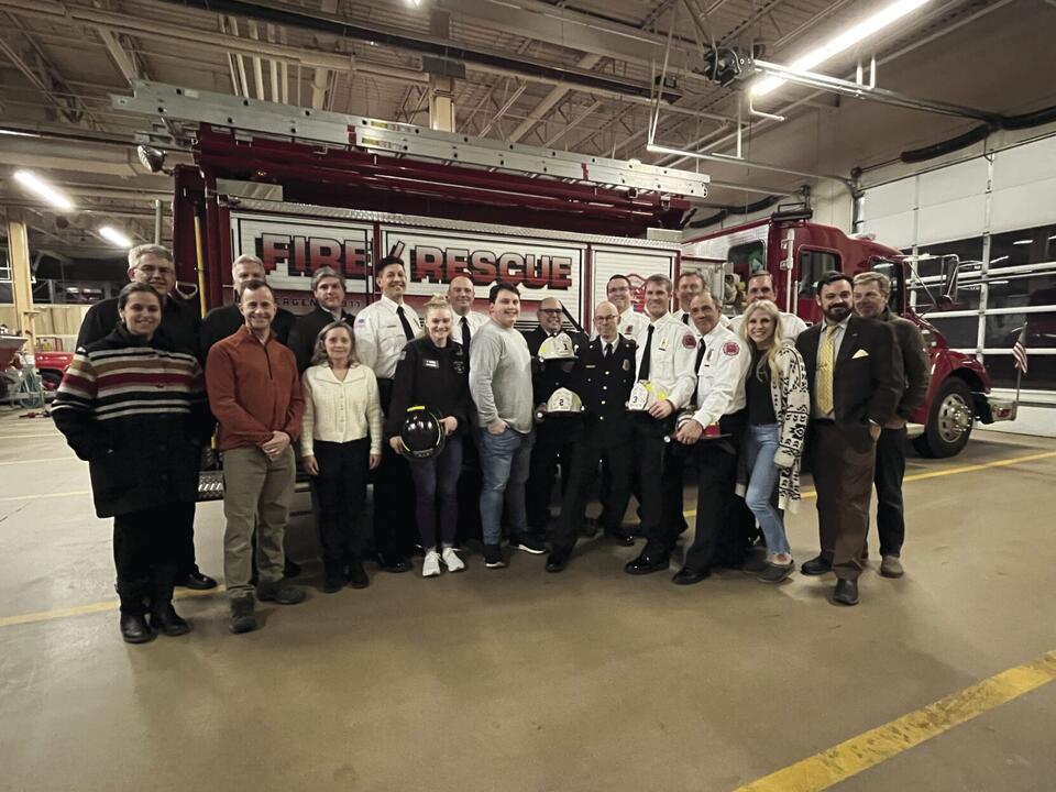 Long Lake Fire Department hosts pinning ceremony