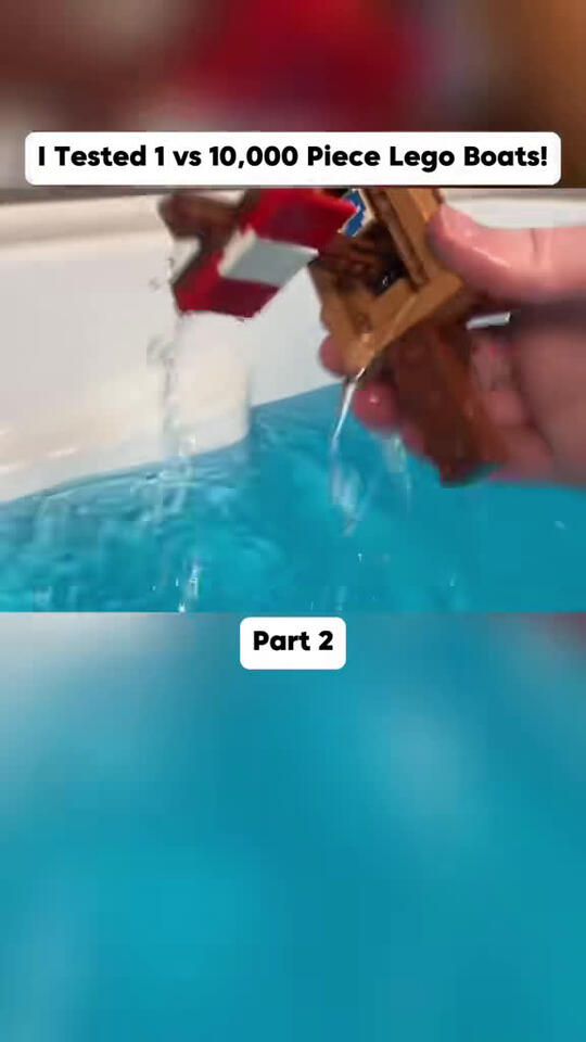 Epic Showdown Tiny Vs Massive 10 000 Piece Lego Boat Challenge рџљ вљў