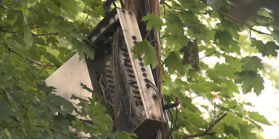 Springfield resident says utility wires remain in backyard since macroburst