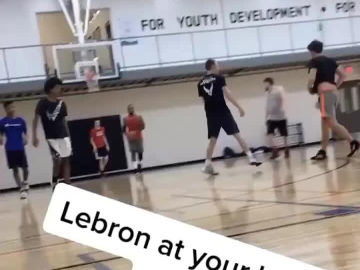 Fake LeBron spotting at YMCA. 😂