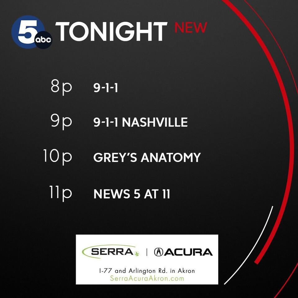 Tonight's WEWS TV Schedule and Local Sponsor - NewsBreak