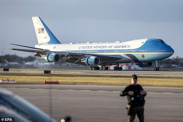 Trump airport shut down hours before president expected to depart after ...