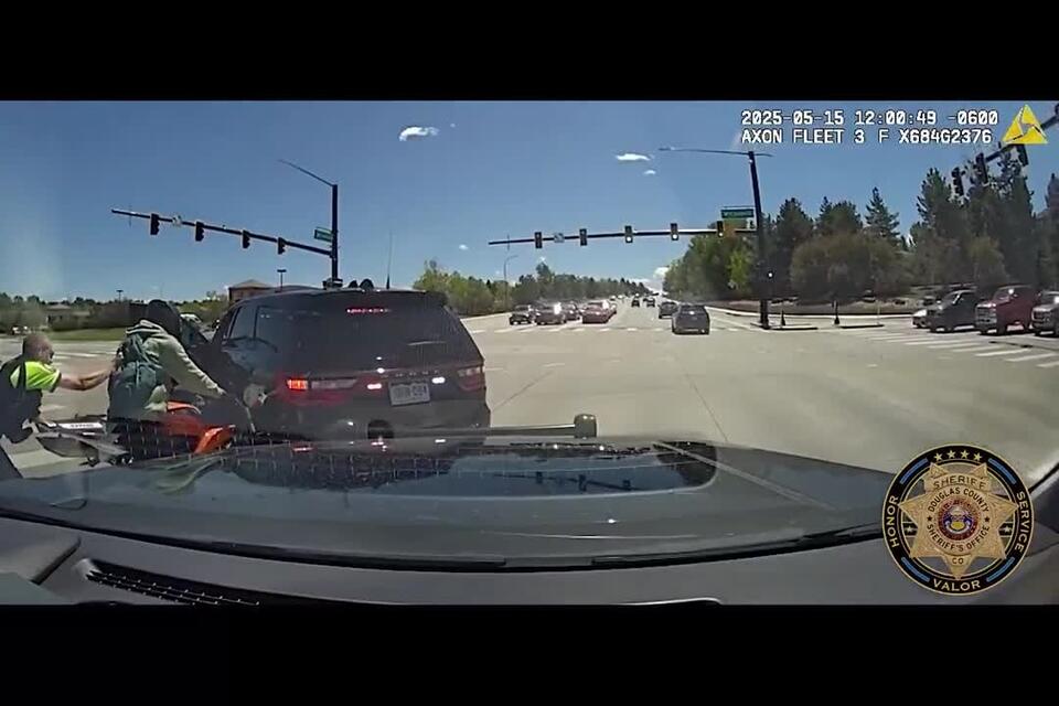 CAUGHT ON CAMERA ‘Reckless’ motorcyclist arrested after fleeing