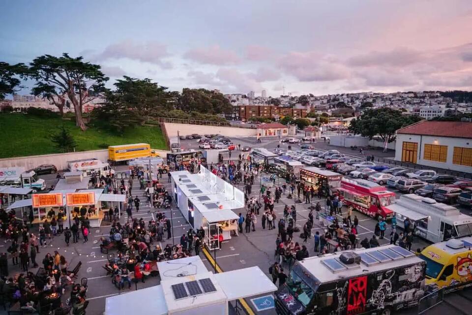 “Off the Grid” Fort Mason Night Market w/ 110+ Vendors (2026 Kickoff ...