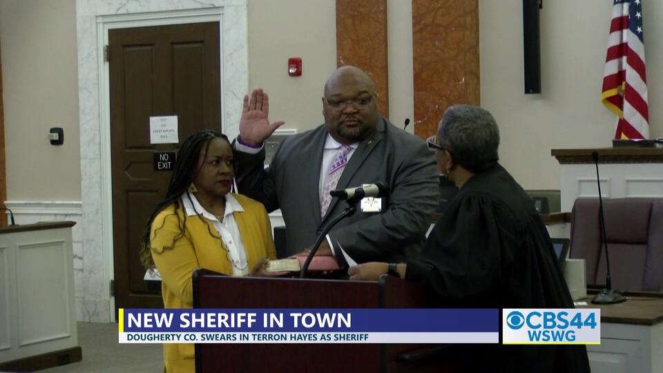 Terron Hayes sworn in as 19th Dougherty Co. Sheriff - NewsBreak