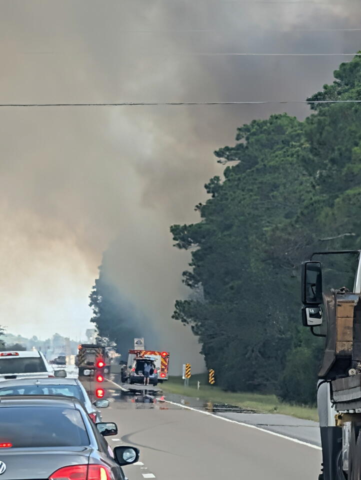 Crews work to extinguish Jackson County fire