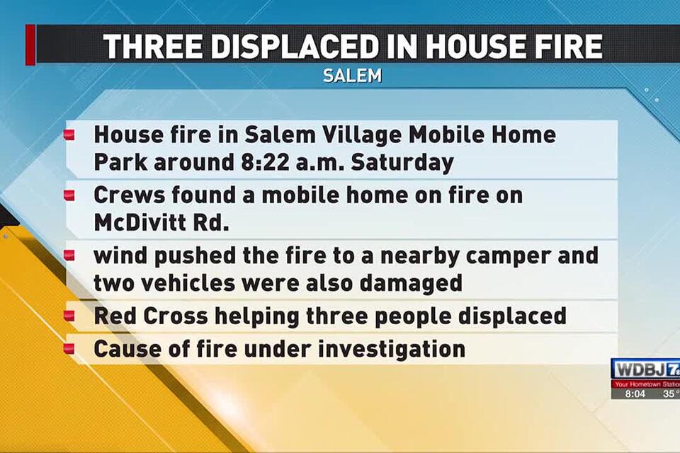 Three People Displaced By Salem House Fire - NewsBreak