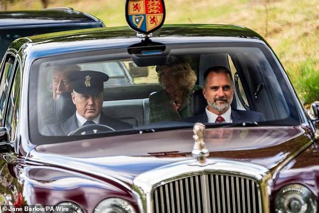 William and Kate attend church service with children in united front ahead of Harry's return
