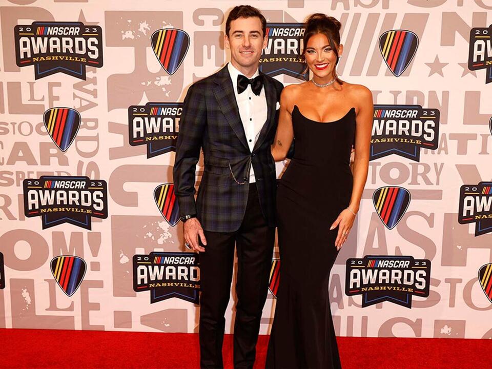 2023 NASCAR Awards red carpet scene in Nashville