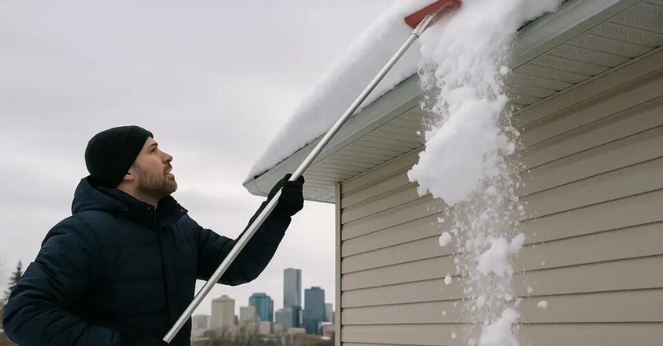 How to Properly Use a Roof Rake to Remove Thick Snow in 5 Safe Steps ...