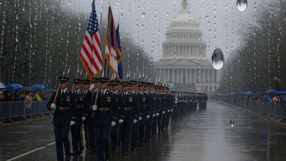 SATIRE: A Parade to Remember — Raindrops Give D.C. Its Biggest Crowd ...