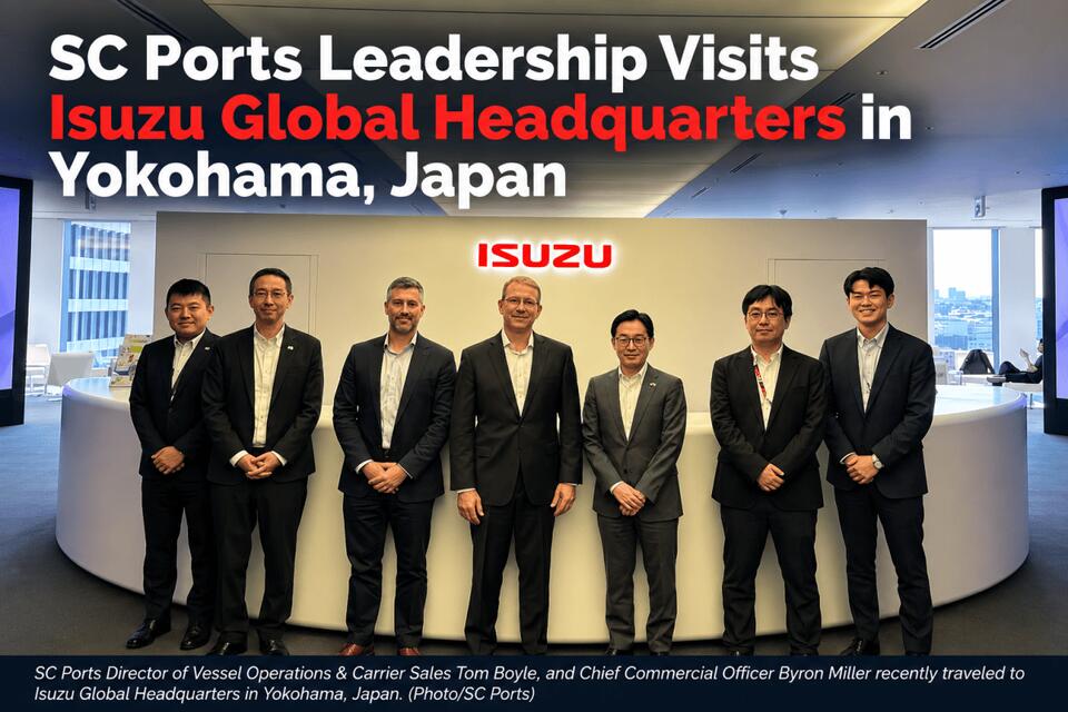 Isuzu’s First Production Equipment Container Arrives at Inland Port ...